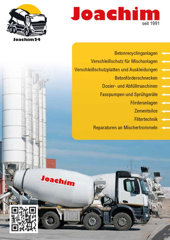 Technische Ausrüstung für den Betrieb eines Betonwerks